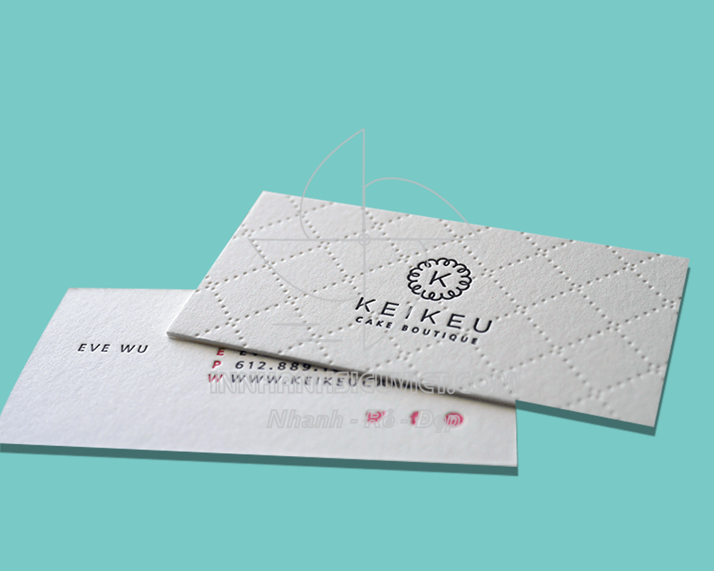 Mẫu name card họa tiết độc đáo