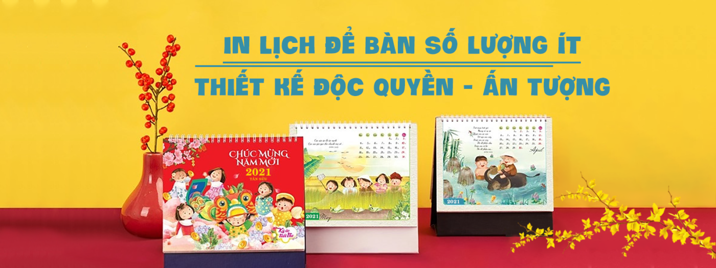 Đa dạng mẫu lịch Tết để bàn