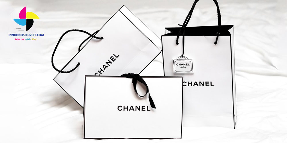 Mẫu túi giấy thương hiệu Chanel