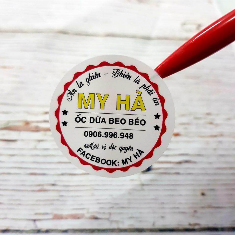 Decal quán ốc giá rẻ