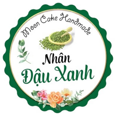 Sticker dán bánh trung thu nhân đậu xanh