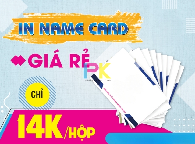 In card visit giá rẻ tại Xưởng In Phan Khôi