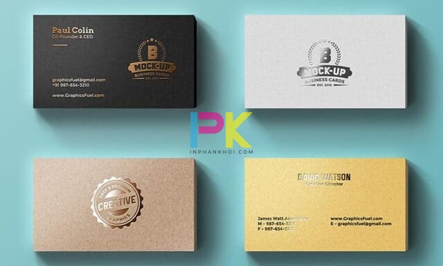 In Card Visit Giấy Mỹ Thuật 12 Giấy mỹ thuật phổ biến dùng để in card visit
