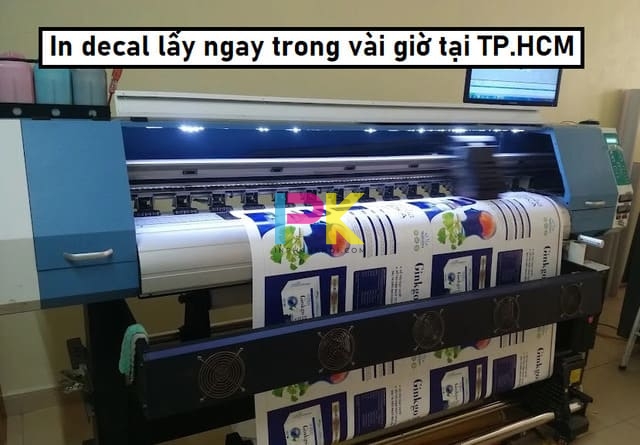 Dịch vụ in decal lấy ngay trong ngày – Nhanh, rẻ, đúng hẹn 2 Xưởng In Phan Khôi nhận in decal lấy ngay trong vài giờ tại TP.HCM