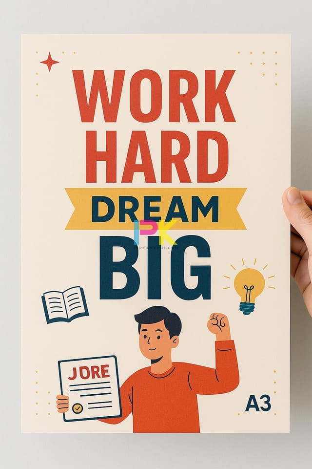 Gợi ý các mẫu poster đẹp cho sự kiện học đường 2025 12 In poster A3 chuyên nghiệp tại TP.HCM với chất lượng hình ảnh rõ nét