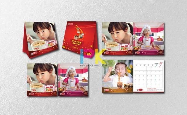 In Lịch Để Bàn 2025 12 Lịch để bàn giúp tăng nhận diện thương hiệu mỗi ngày