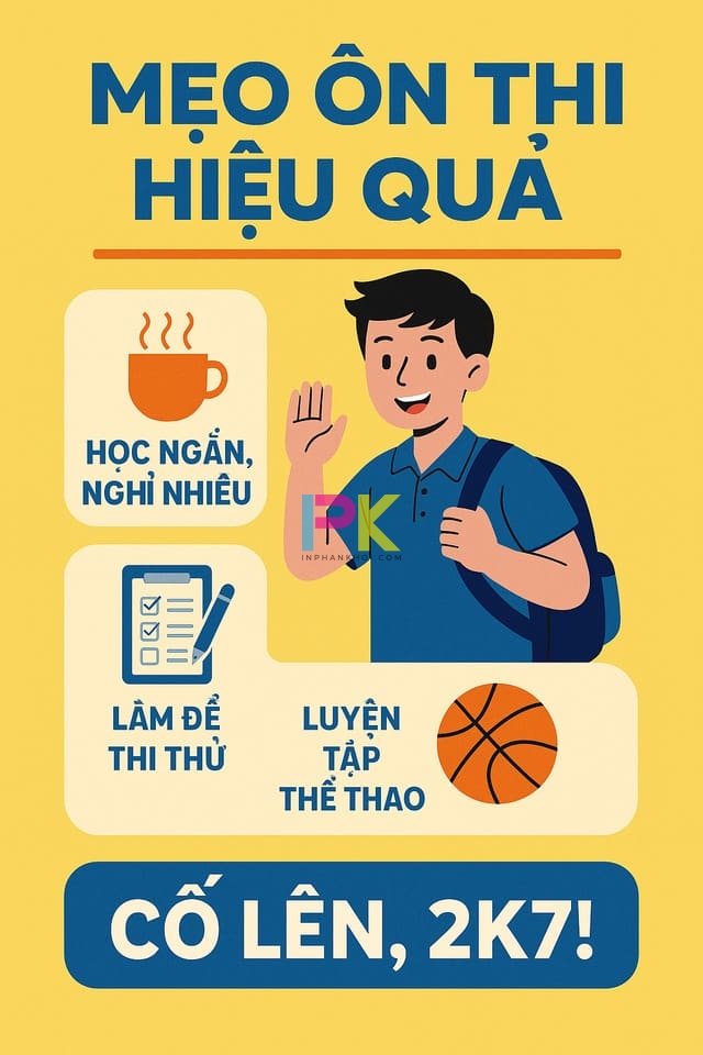 Poster tiếp sức mùa thi – Cổ Vũ tinh thần sĩ tử 2k7 5 Poster cổ vũ mùa thi sử dụng hình ảnh thủ khoa năm trước kèm lời nhắn