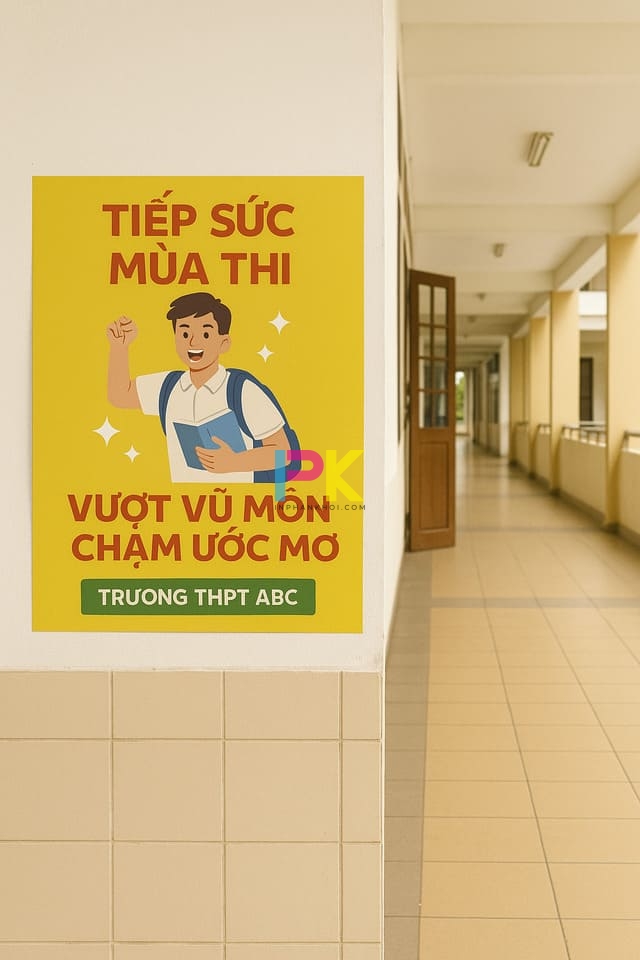Poster tiếp sức mùa thi – Cổ Vũ tinh thần sĩ tử 2k7 10 Poster tiếp sức mùa thi tạo không khí tích cực tại trường THPT