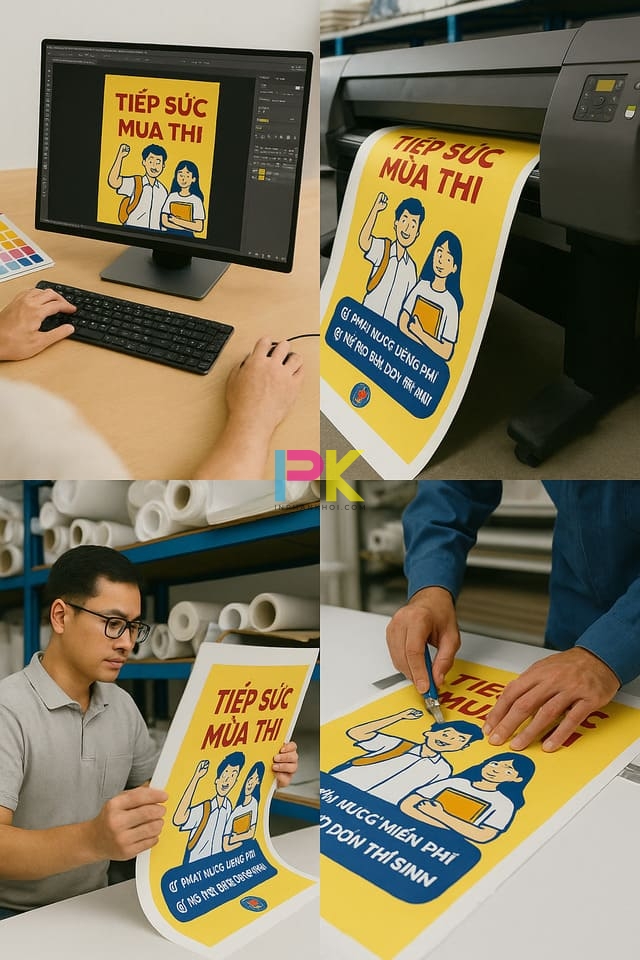 Poster tiếp sức mùa thi – Cổ Vũ tinh thần sĩ tử 2k7 12 Quy trình thiết kế và in poster tiếp sức mùa thi tại Xưởng In Phan Khôi