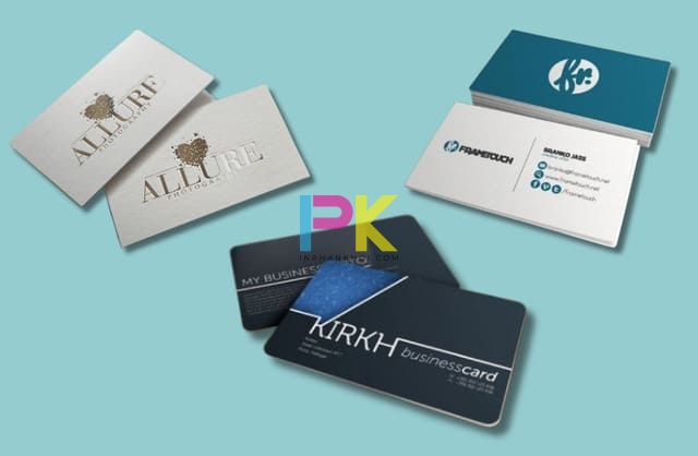 In Card Visit Giấy Mỹ Thuật 12 So sánh card visit giấy mỹ thuật, giấy thường và card nhựa