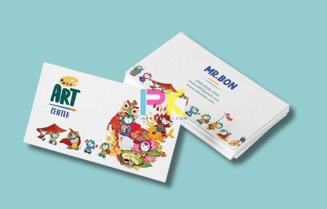 In Card Visit Giấy Mỹ Thuật 18 Thiết kế card visit phù hợp với giấy mỹ thuật