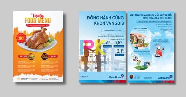 In Tờ Rơi 20 Thiết kế tờ rơi – Hình ảnh rõ nét, CTA nổi bật, màu sắc ngành nghề