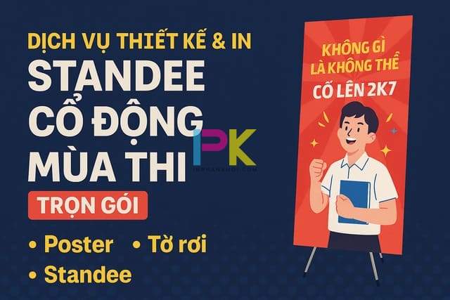 5 Mẫu thiết kế standee cổ động mùa thi truyền cảm hứng 12 Dịch vụ thiết kế và in standee cổ động mùa thi trọn gói