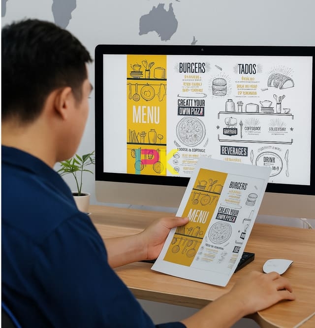 In menu nhà hàng 17 Quy trình in menu nhà hàng chuyên nghiệp tại Xưởng In Phan Khôi