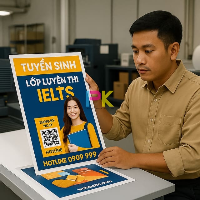 Mẫu poster tuyển sinh – Gợi ý thiết kế ấn tượng cho 2025 12 Xưởng in poster tuyển sinh tại TP.HCM – giao hàng toàn quốc