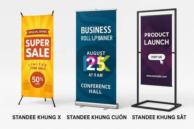 Lưu ý khi đặt in standee sự kiện trước khi in 6 Các bước đặt in standee tại Xưởng In Phan Khôi