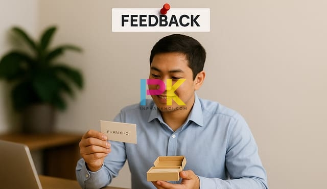 In Card Visit Giấy Mỹ Thuật 16 Feedback khách hàng với card visit giấy mỹ thuật sang trọng – In Phan Khôi