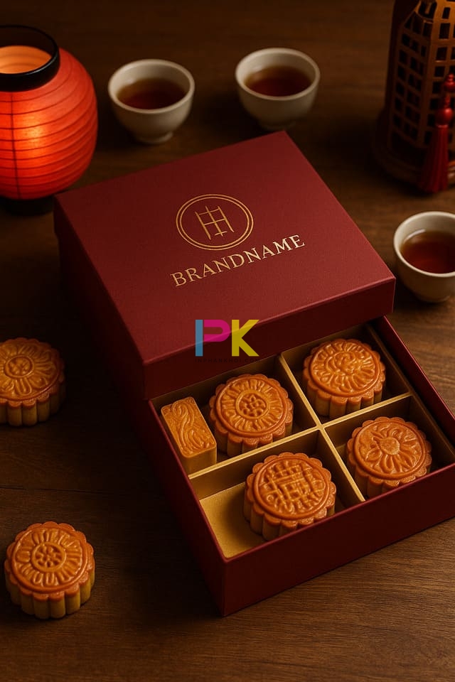 Giải pháp in hộp giấy đựng bánh Trung Thu đẹp, nhanh và đúng nhu cầu 6 Set quà tặng hộp đựng bánh trung thu đồng bộ