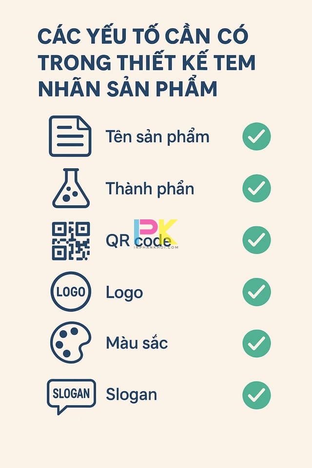 Thiết kế tem nhãn sản phẩm chuyên nghiệp cho thương hiệu của bạn 3 Các yếu tố cần có trong thiết kế tem nhãn sản phẩm