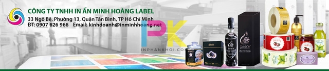 Top 7 công ty in ấn tại TPHCM đáng tin cậy theo từng nhu cầu 7 Minh Hoàng Label TP.HCM – in decal dán bao bì và tem nhãn