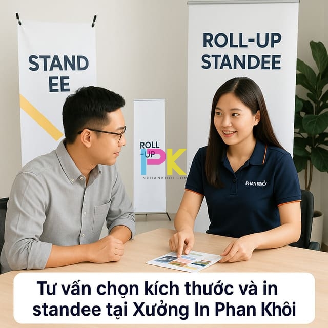 Hướng dẫn chọn kích thước chuẩn standee phù hợp từng mục đích 5 Tư vấn chọn kích thước và in standee tại Xưởng In Phan Khôi