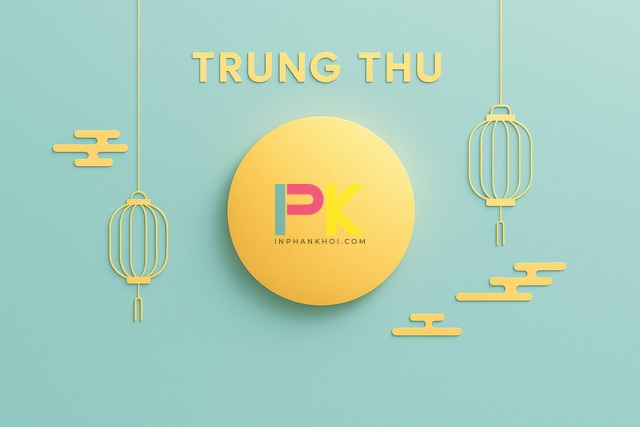 Background Trung thu hiện đại màu pastel 3D