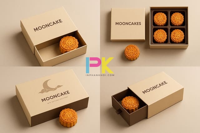 Các loại mockup hộp bánh trung thu phổ biến PSD AI PNG