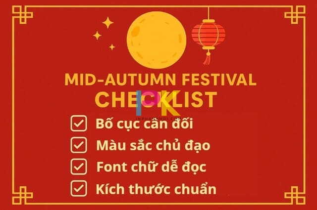 Checklist thiết kế mẫu tờ rơi Trung Thu chuẩn in