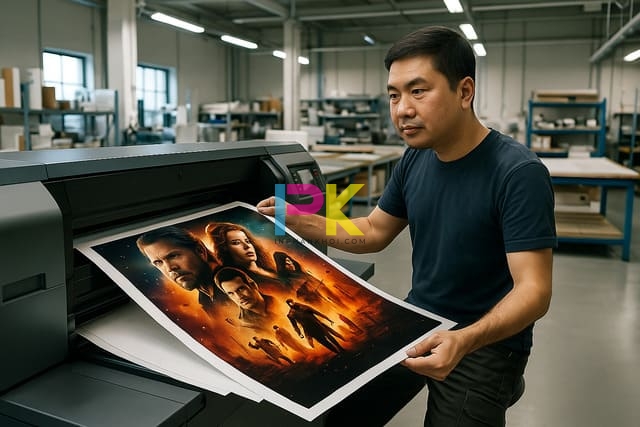Dịch vụ in poster phim tại Xưởng In Phan Khôi – nhanh, chuẩn, giao tận nơi
