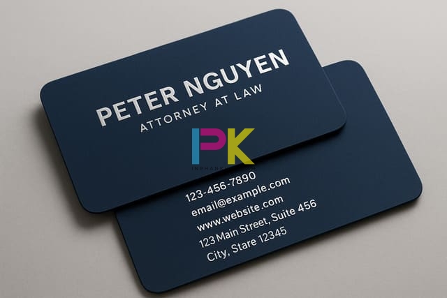 Mẫu card visit sang trọng cho doanh nhân và luật sư