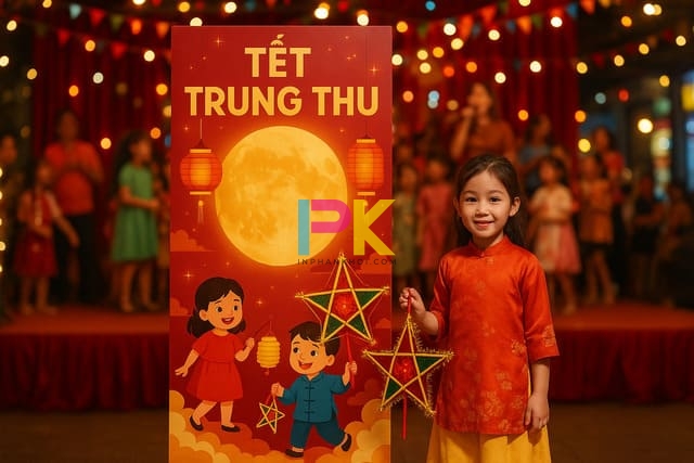 Mẫu standee trung thu đẹp 2025 tại TP.HCM