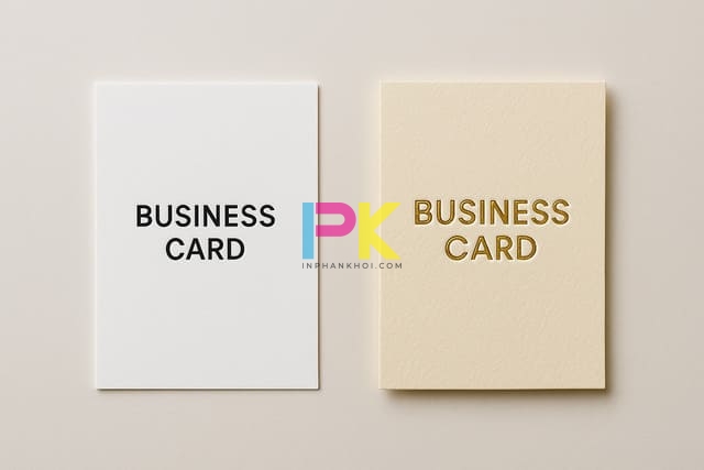 So sánh card visit thường và card visit sang trọng