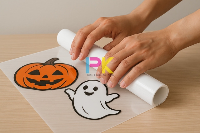 Mẫu decal Halloween 2025 – Ý tưởng trang trí cửa kính nổi bật & tiết kiệm 8 Gỡ và bảo quản decal Halloween hút tĩnh điện sau lễ