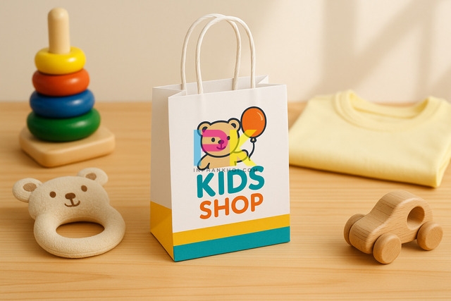 Top 99+ Logo shop quần áo thời trang đẹp phù hợp cho từng loại cửa hàng 5 Logo shop quần áo trẻ em – màu sắc tươi sáng, biểu tượng dễ thương