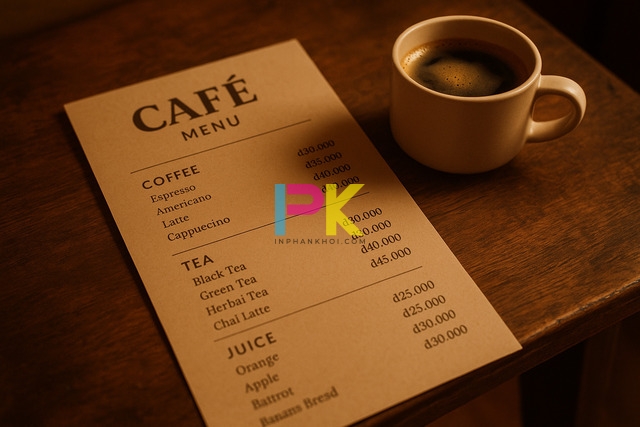 Bộ mẫu menu đẹp file Word miễn phí, dễ chỉnh sửa, in nhanh 3 Mẫu menu cafe đẹp file Word với phong cách vintage in tại Xưởng In Phan Khôi