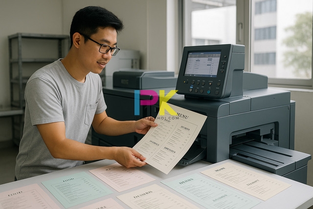 Bộ mẫu menu đẹp file Word miễn phí, dễ chỉnh sửa, in nhanh 2 Bộ mẫu menu đẹp file Word miễn phí được in thử tại Xưởng In Phan Khôi TP.HCM