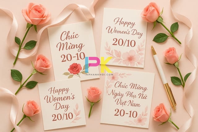 Mẫu thiệp 20/10 đẹp & Dễ in – Tặng mẹ, cô giáo, đồng nghiệp (Cập nhật 2025) 2 Mẫu thiệp 20/10 đẹp và ý nghĩa nhất năm 2025, thiết kế tinh tế tặng mẹ và cô giáo