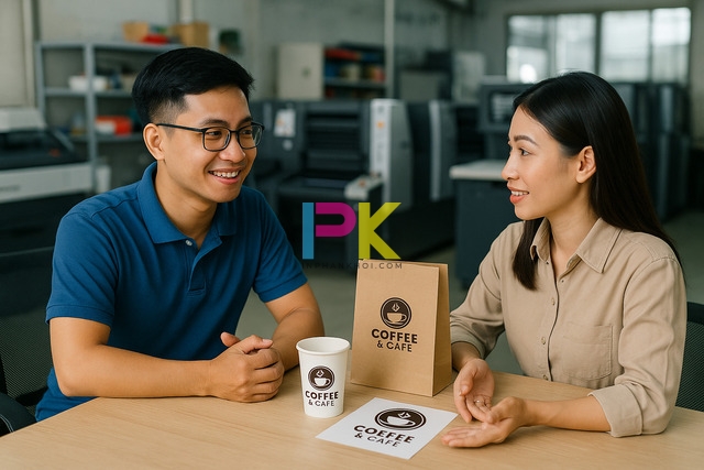 30+ mẫu logo cà phê đẹp & phong cách, giúp thương hiệu quán nổi bật 7 Xưởng In Phan Khôi tư vấn in logo cà phê chuyên nghiệp tại TP.HCM
