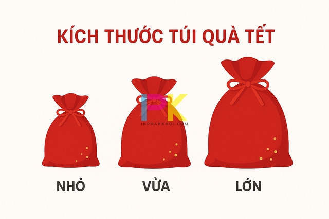 Bảng size túi Tết 2026 tham khảo nhanh.