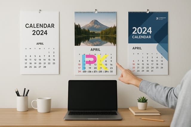 Bộ sưu tập mẫu lịch treo tường 2026 đẹp và in chuẩn màu 8 Cách chọn mẫu lịch phù hợp theo nhu cầu từng doanh nghiệp.