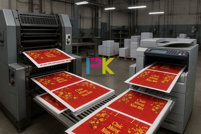 Công nghệ in offset & kỹ thuật số – màu chuẩn – in nhanh.