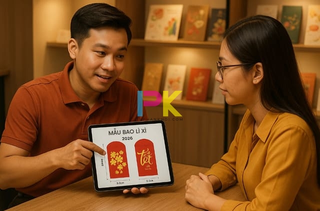 Giải đáp nhanh các câu hỏi về mẫu và cách in bao lì xì 2026.