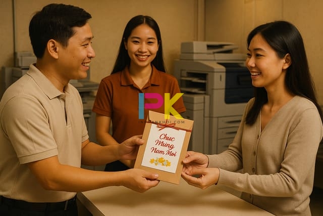 Cách làm thiệp chúc mừng năm mới đẹp, đơn giản và dễ in lại khi cần 20 In nhanh – đúng màu – giao tận nơi tại TP.HCM.