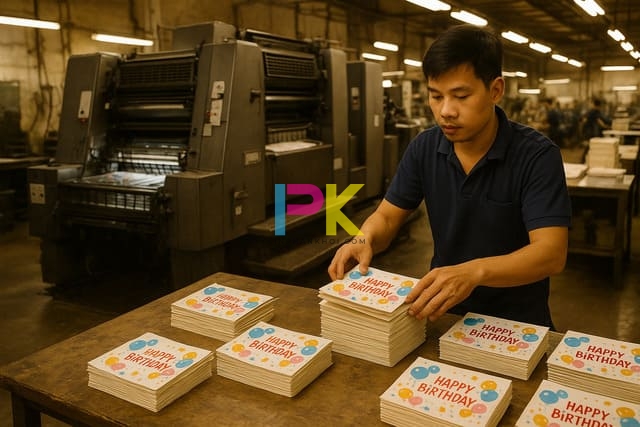 Quy trình in thiệp sinh nhật lấy liền tại Xưởng In Phan Khôi TP.HCM