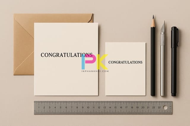 Mẫu thiệp chúc mừng năm mới đẹp cho đối tác, khách hàng 6 Các kích thước thiệp Tết phổ biến giúp dễ chọn phong bì.