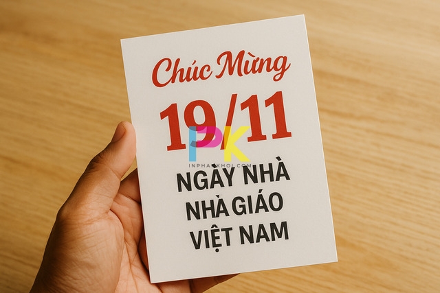 Tải mẫu và lời chúc thiệp chúc mừng ngày Quốc tế Đàn ông 19/11 ý nghĩa 9 Lời chúc 19/11 in sẵn trên thiệp chúc mừng tại Xưởng In Phan Khôi TP.HCM