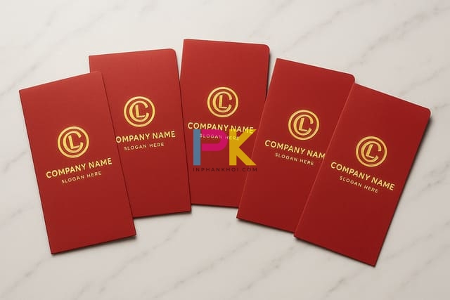 Bao lì xì doanh nghiệp 2026 – dễ chèn logo, đồng bộ nhận diện.
