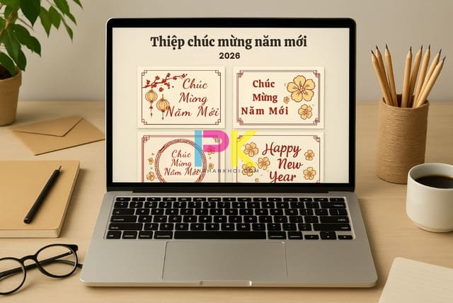 Mẫu thiệp chúc mừng năm mới đẹp cho đối tác, khách hàng 4 File thiệp Tết miễn phí – chỉnh sửa dễ dàng cho doanh nghiệp.