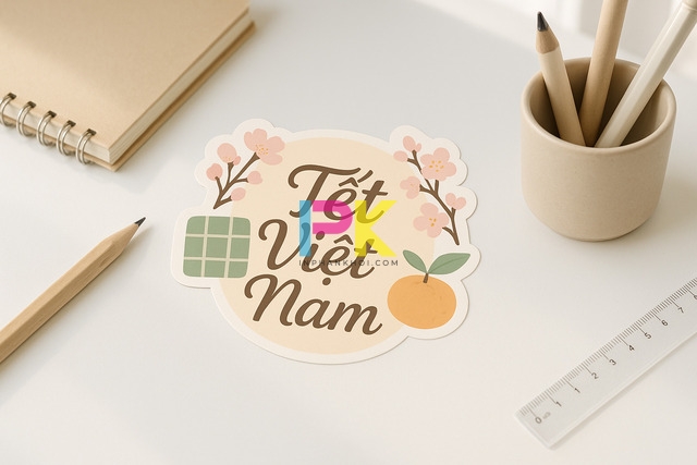 Mẫu tem dán quà Tết Bính Ngọ đẹp: Gợi ý thiết kế & cách in chuẩn 4 Mẫu tem Tết tối giản – hợp thương hiệu hiện đại, startup, cửa hàng online.