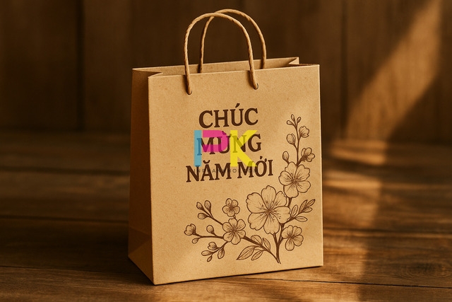 Mẫu túi kraft vintage – lựa chọn tiết kiệm và eco-friendly.